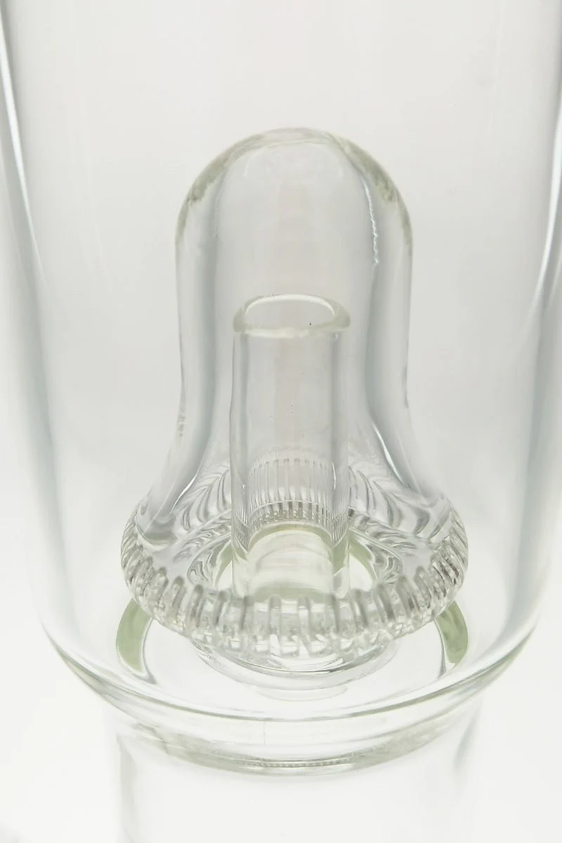TAG - 19" Fixed Super Slit Bellow UFO Beaker Bong 50x7MM - 28/18MM Downstem (4.75") - Image 9