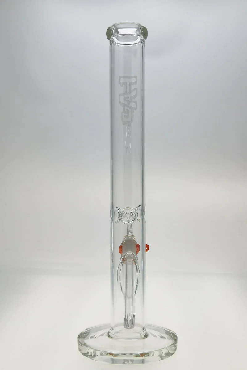 TAG - 18" Straight Tube Bong 50x5MM - 18/14MM Downstem (4.00") - Image 3