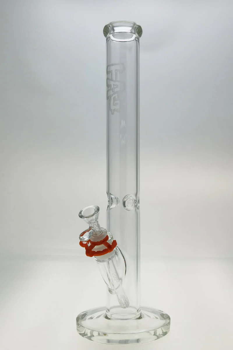 TAG - 18" Straight Tube Bong 50x5MM - 18/14MM Downstem (4.00") - Image 4