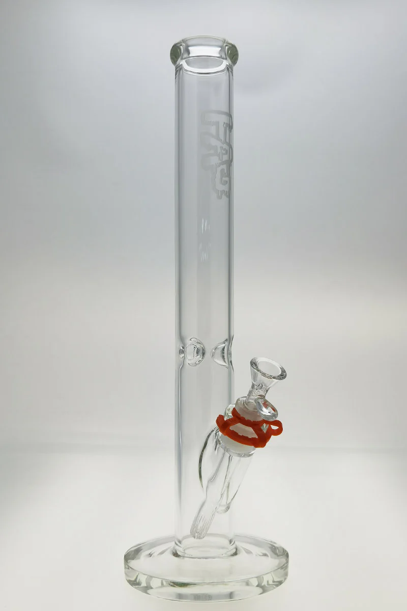TAG - 18" Straight Tube Bong 50x5MM - 18/14MM Downstem (4.00") - Image 5