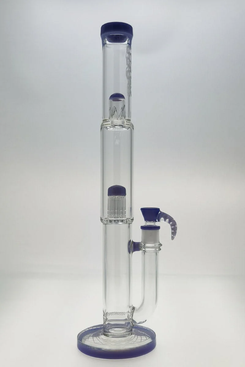 TAG - 19" Super Slit Multiplying Inline to Fixed 10 Arm Tree Bong (44-50-44) 44x4MM (18MM Female) - Image 2