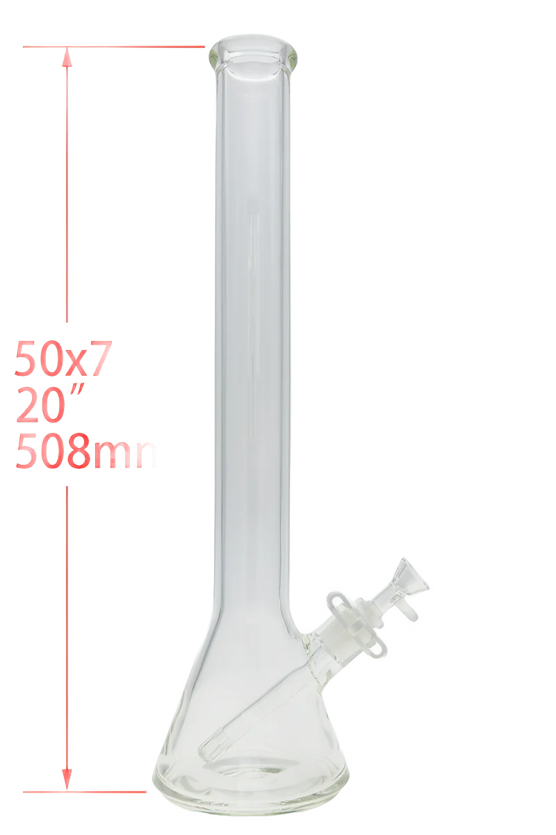 TAG - 20" Beaker Bong 50x7MM - 18/14MM Downstem (4.00") - Image 5