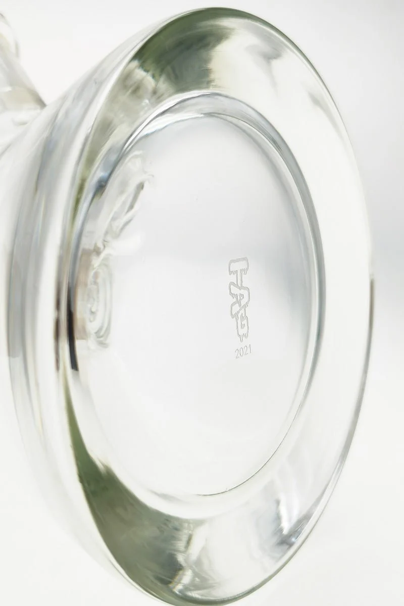 TAG - 20" Double Interior Showerhead Beaker Bong 50x9MM - 28/18MM Downstem (4.50") - Image 14
