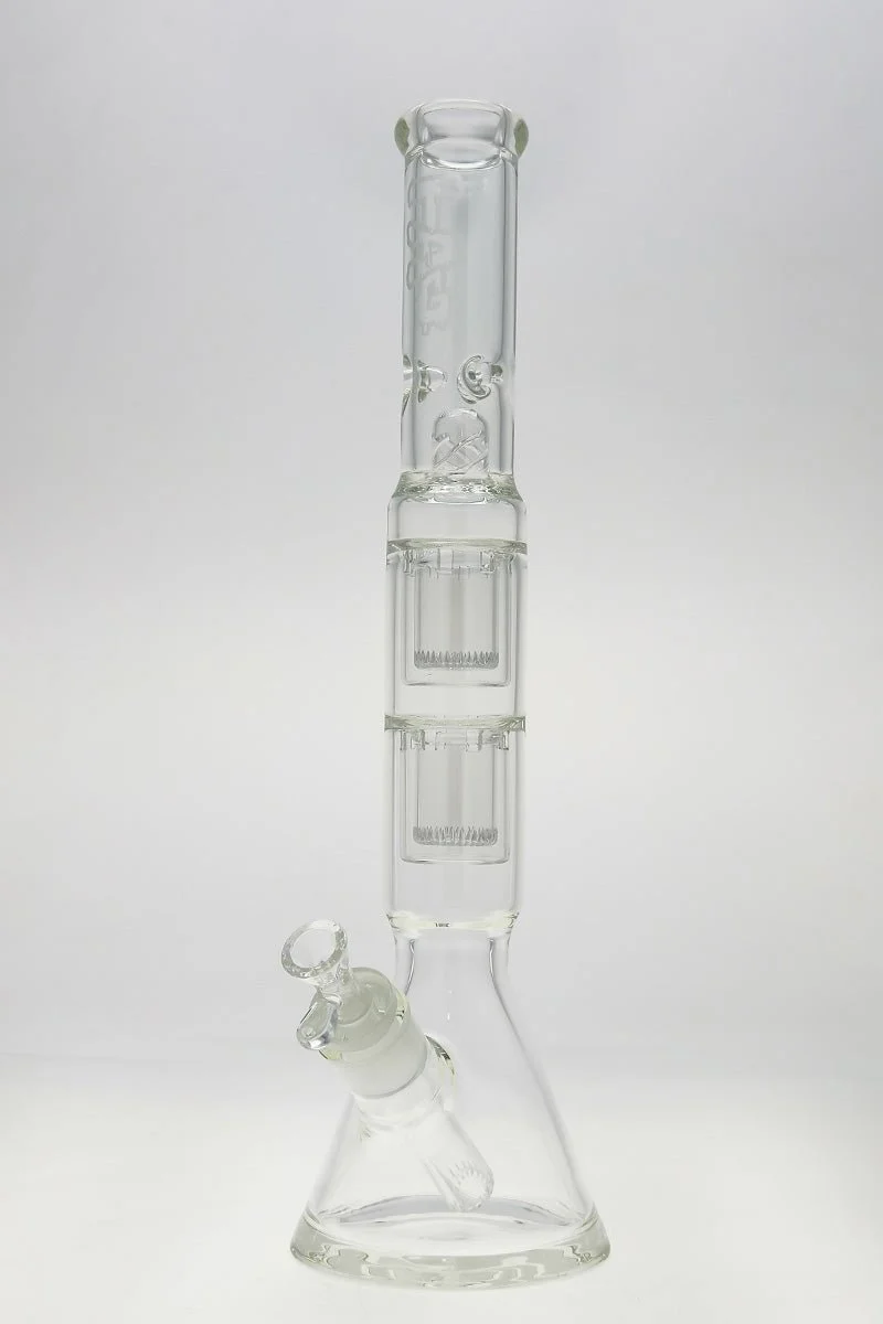 TAG - 20" Double Interior Showerhead Beaker Bong 50x9MM - 28/18MM Downstem (4.50") - Image 17