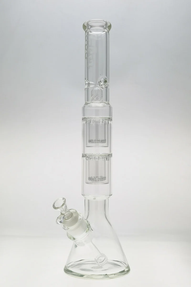 TAG - 20" Double Interior Showerhead Beaker Bong 50x9MM - 28/18MM Downstem (4.50") - Image 19