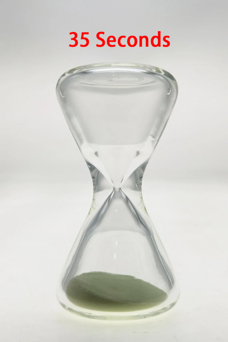 TAG - 3.5" Hour Glass with Glow in the Dark Sand - Image 11