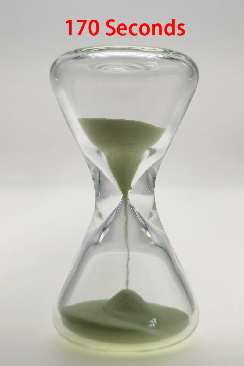 TAG - 3.5" Hour Glass with Glow in the Dark Sand - Image 84