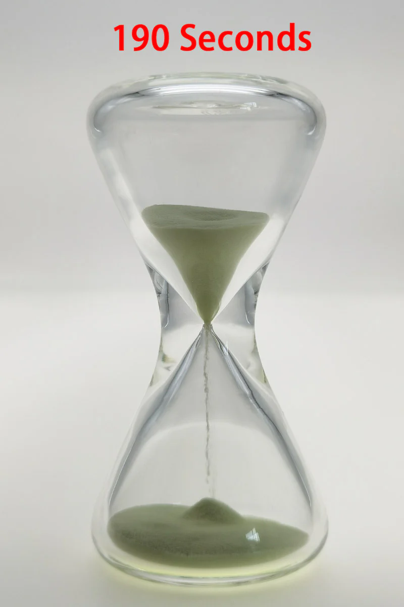 TAG - 3.5" Hour Glass with Glow in the Dark Sand - Image 85