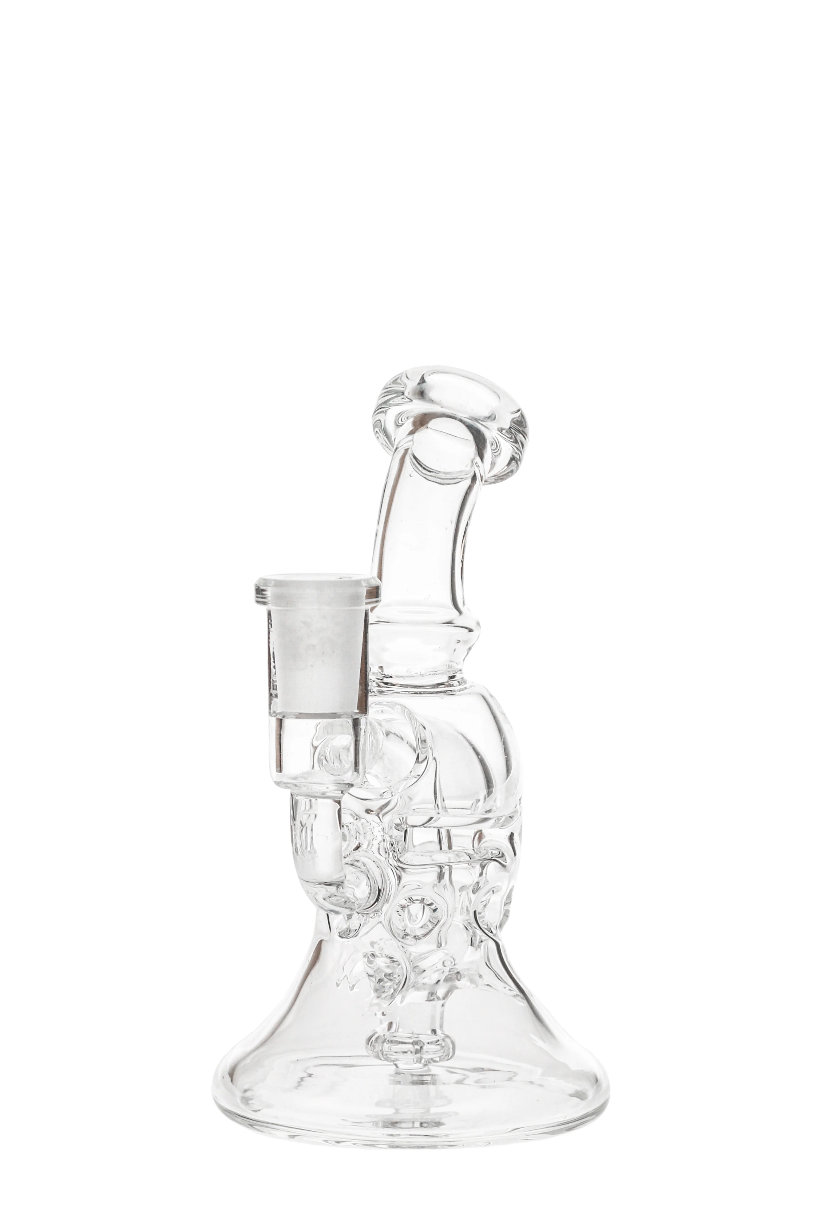 TAG - 4.5" Super Slit UFO Micro 12 Hole Fab Egg Dab Rig w/ Bellow Base (10MM Female)