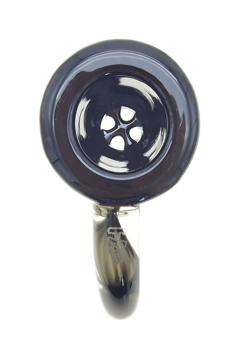 *CLEARANCE* TAG - 4 Hole Disc Screen Bong Slide with Horn Handle - Image 28