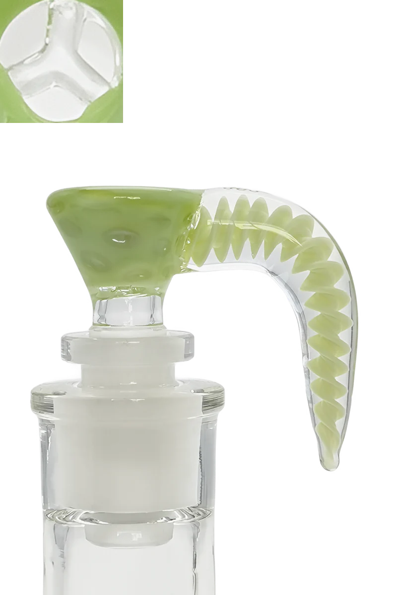 TAG - Disc Screen Bong Slide Bowl Piece with Horn Handle - Image 30