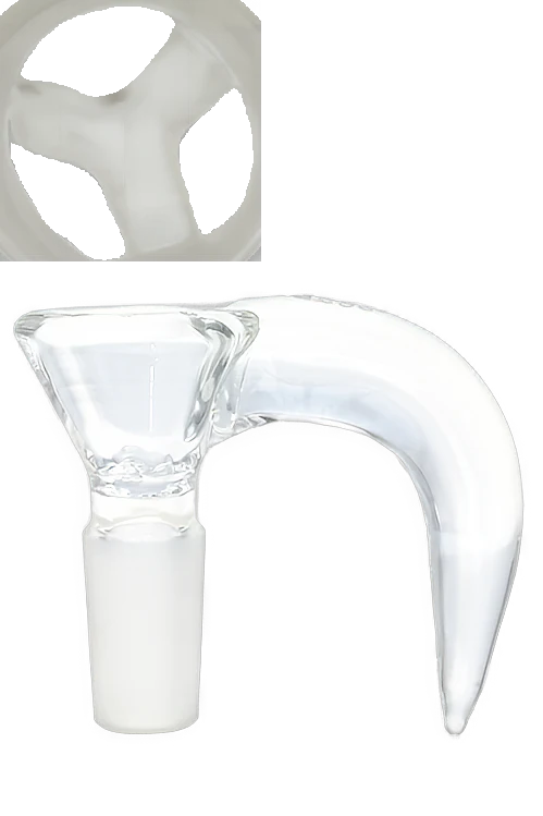 TAG - Disc Screen Bong Slide Bowl Piece with Horn Handle - Image 7