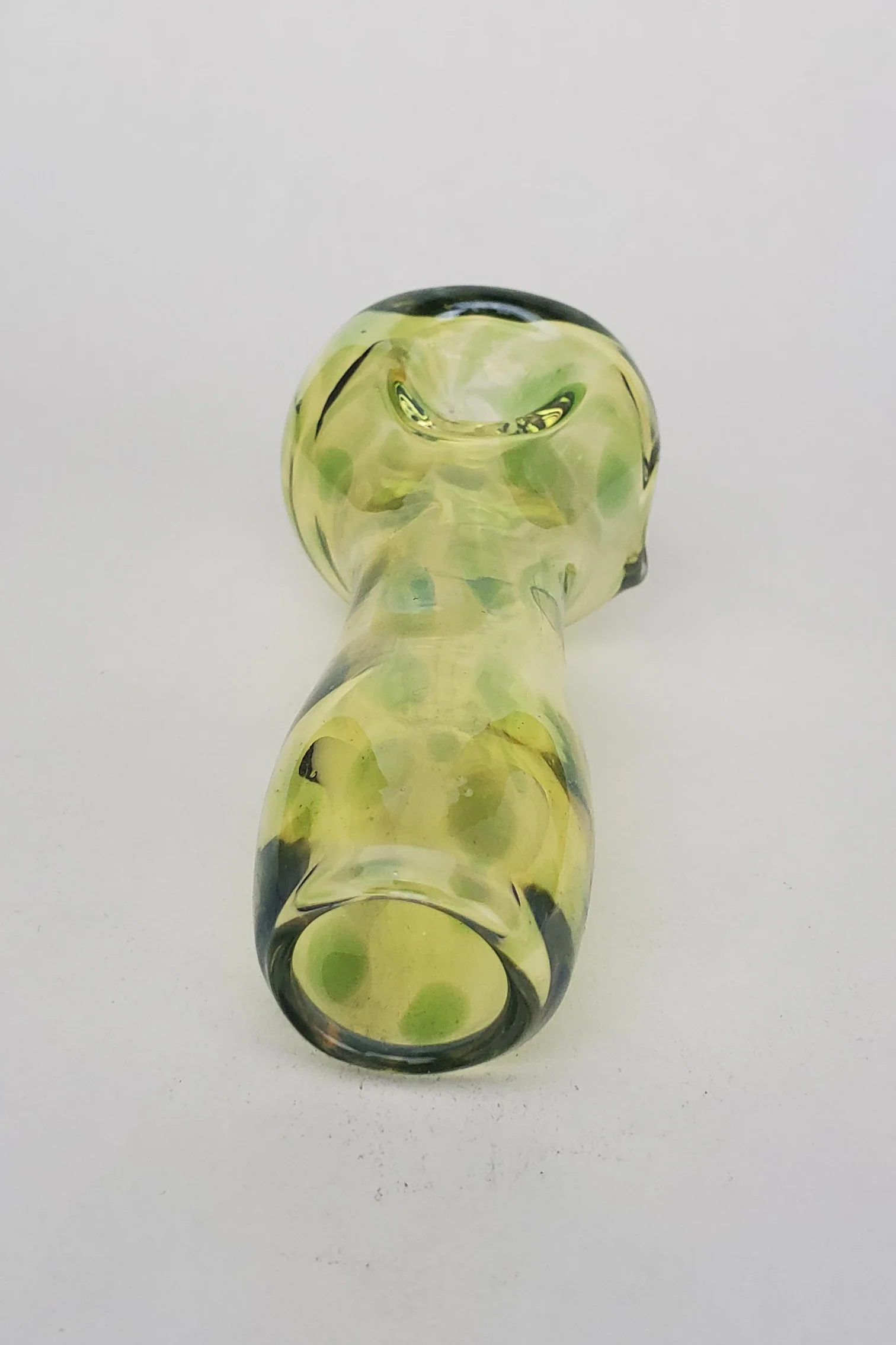 TAG - 4" Silver Fumed Dry Spoon Pipe - Carb Hole: Right Side - Image 9