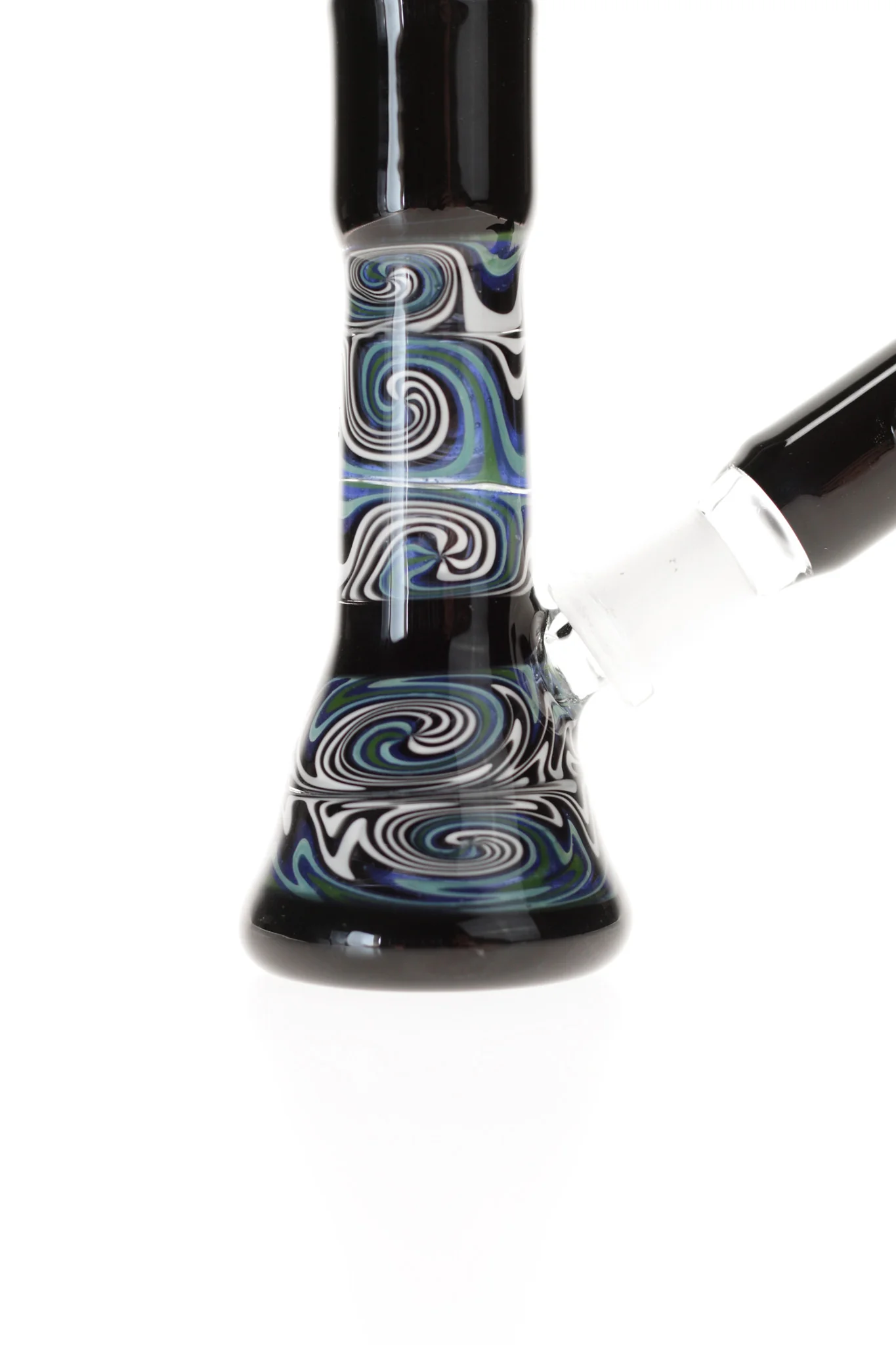 TAG - 4" Worked Reversal Micro Beaker Bong w/ Fixed Stem - 10MM Male - Image 6