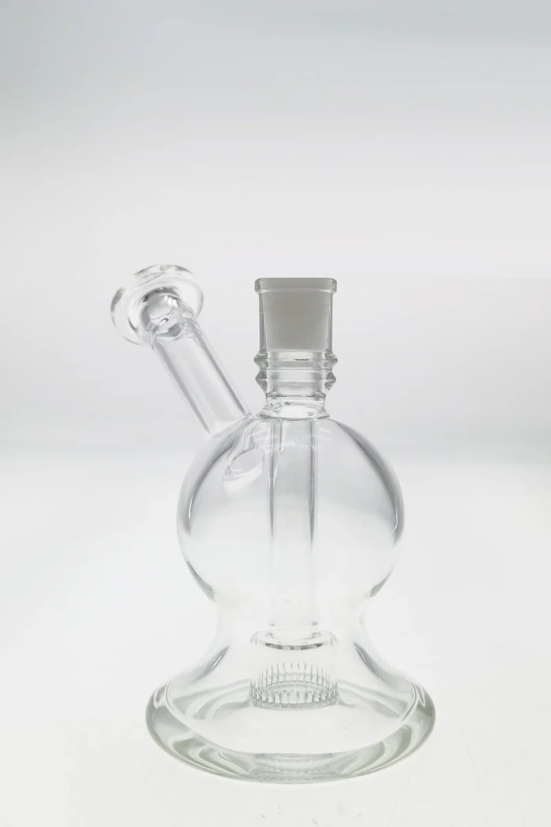 TAG - 6" 70x5MM Bellow Globe Dab Rig Sphere w/ Fixed Froth Showerhead (14MM Female)