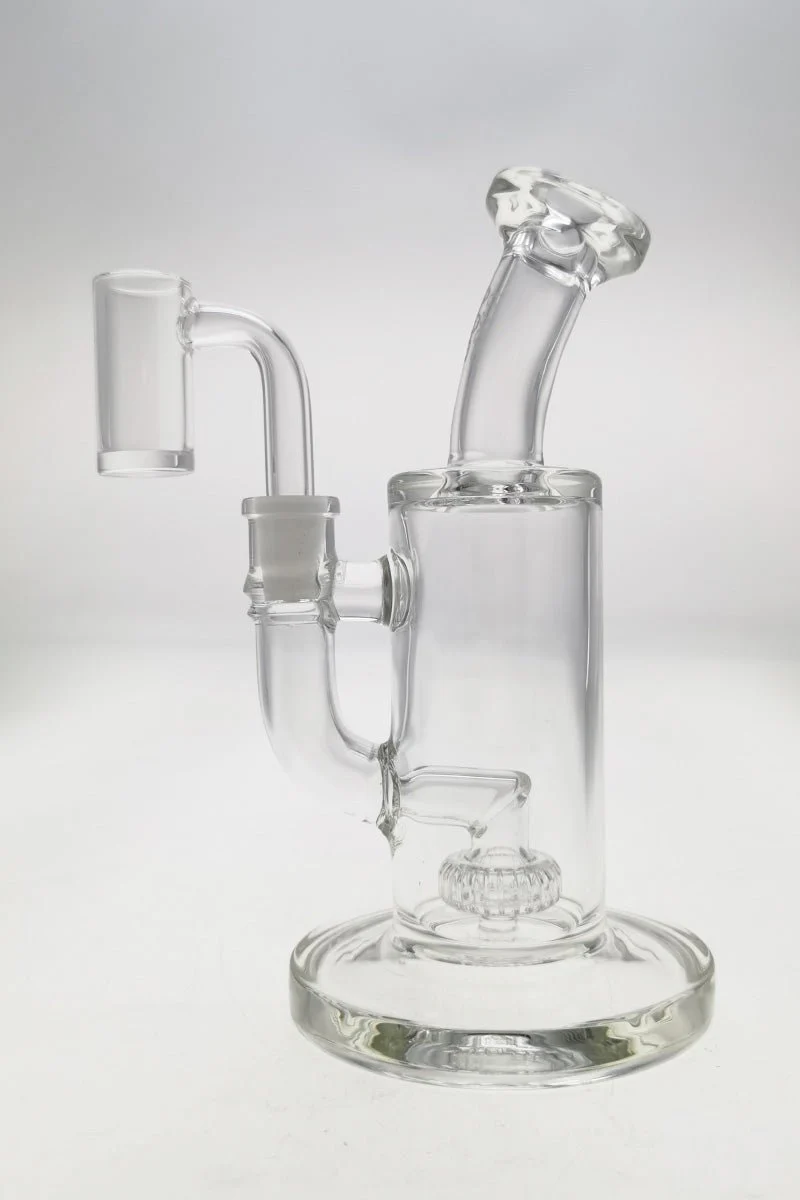 TAG - 6" Bent Neck Fixed Super Slit UFO Diffuser Dab Rig 44x4MM (10MM Female) - Image 2