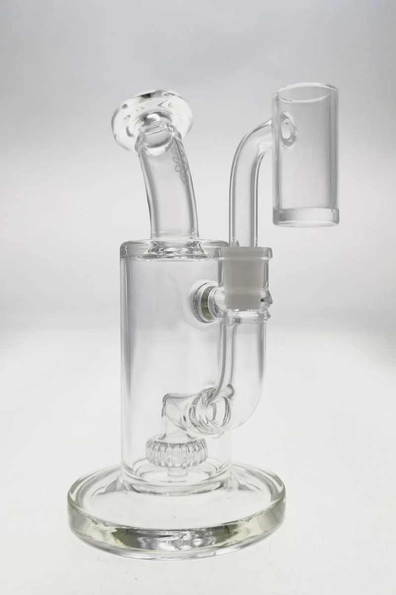 TAG - 6" Bent Neck Fixed Super Slit UFO Diffuser Dab Rig 44x4MM (10MM Female) - Image 3
