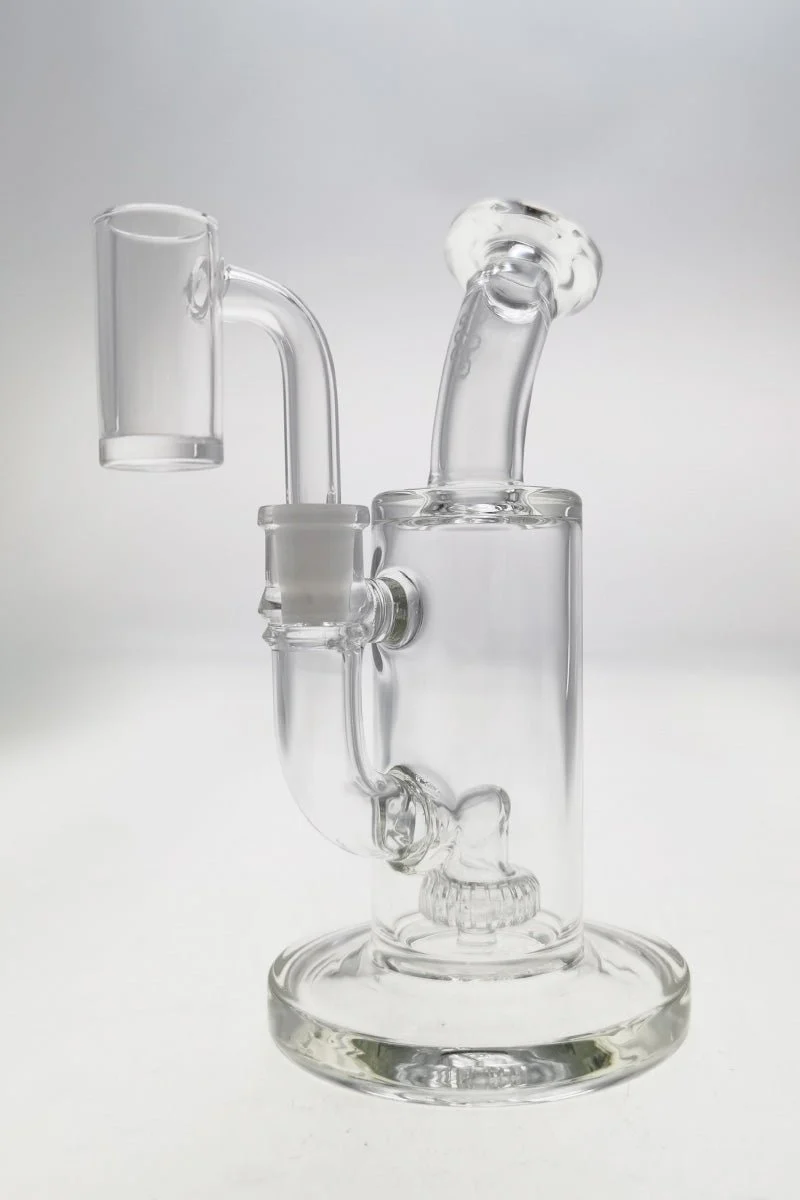 TAG - 6" Bent Neck Fixed Super Slit UFO Diffuser Dab Rig 44x4MM (10MM Female) - Image 4