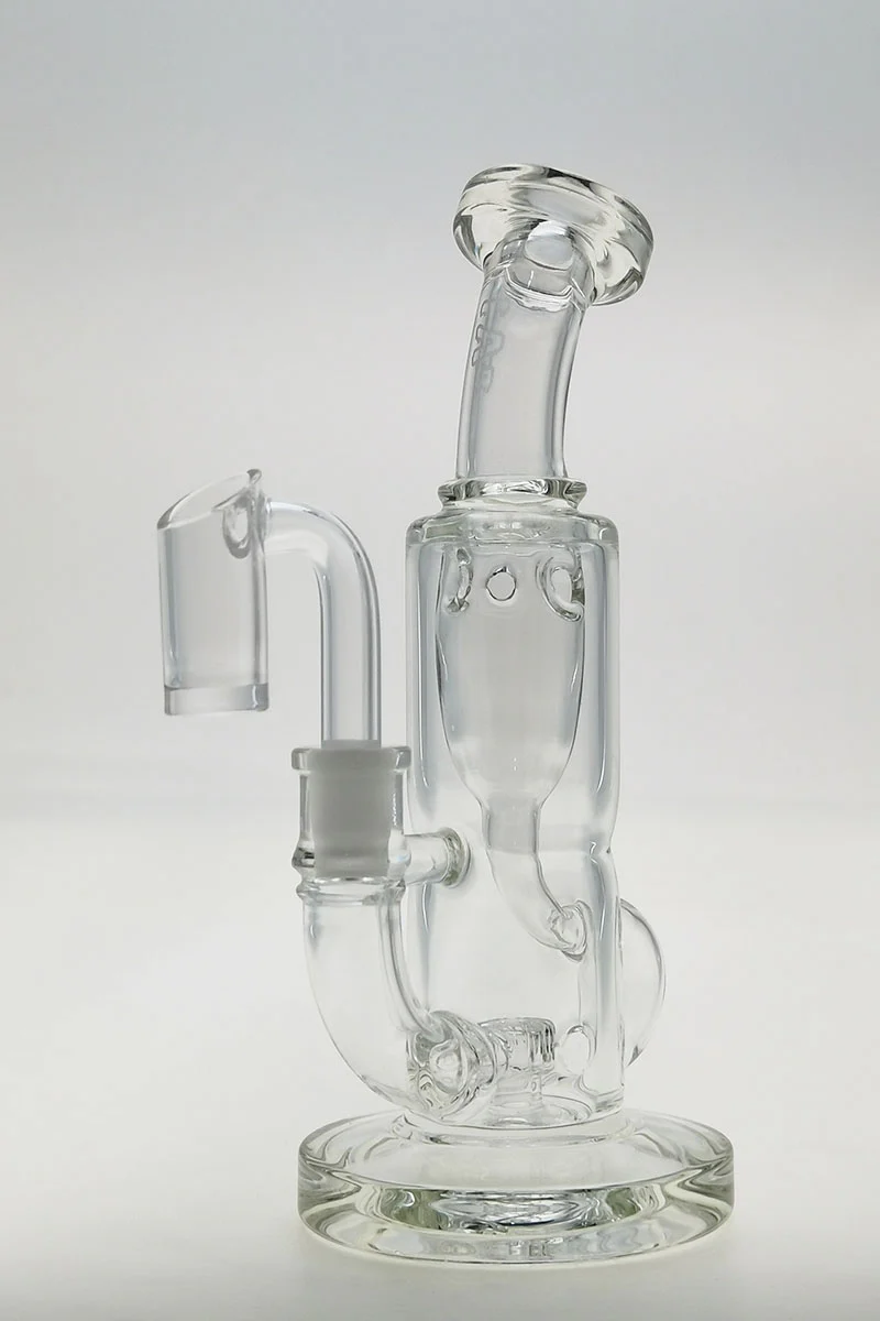 TAG - 7" Micro Super Slit Puck Mini Klein Dab Rig 38x4MM (10MM Female) - Image 5