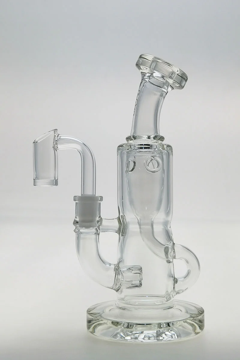 TAG - 7" Single Hammer Head Mini Klein Dab Rig 38x4MM (10MM Female)