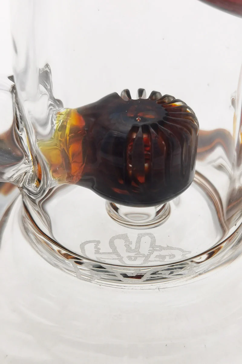 TAG - 8" Super Slit Puck Klein Incycler (Recycler) Dab Rig 44x4MM (14MM Female) - Image 106