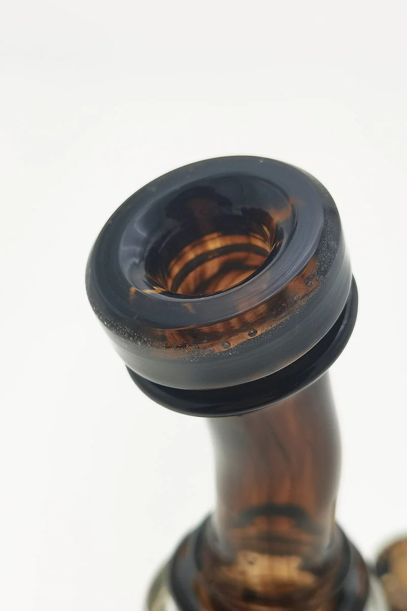 TAG - 8" Super Slit Puck Klein Incycler (Recycler) Dab Rig 44x4MM (14MM Female) - Image 156