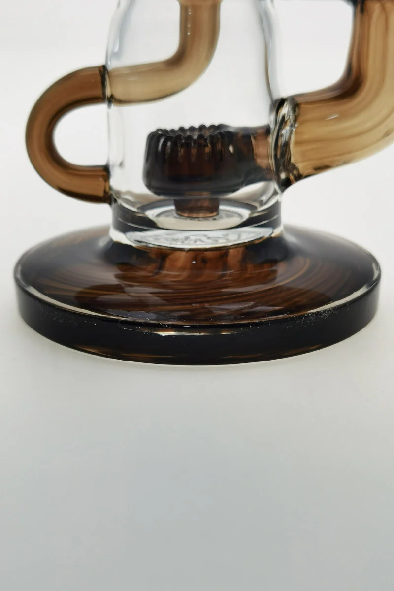 TAG - 8" Super Slit Puck Klein Incycler (Recycler) Dab Rig 44x4MM (14MM Female) - Image 166