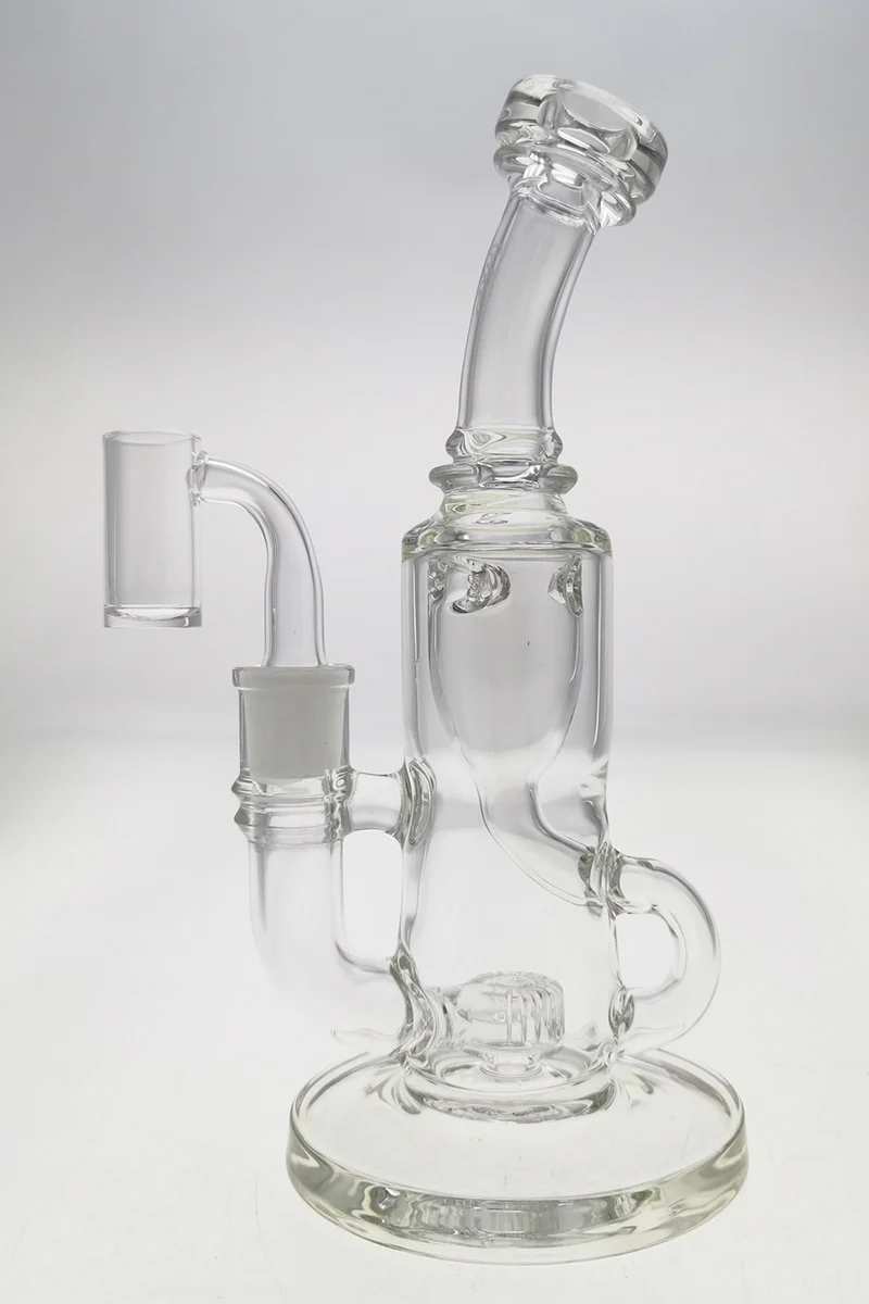 TAG - 8" Super Slit Puck Klein Incycler (Recycler) Dab Rig 44x4MM (14MM Female) - Image 50