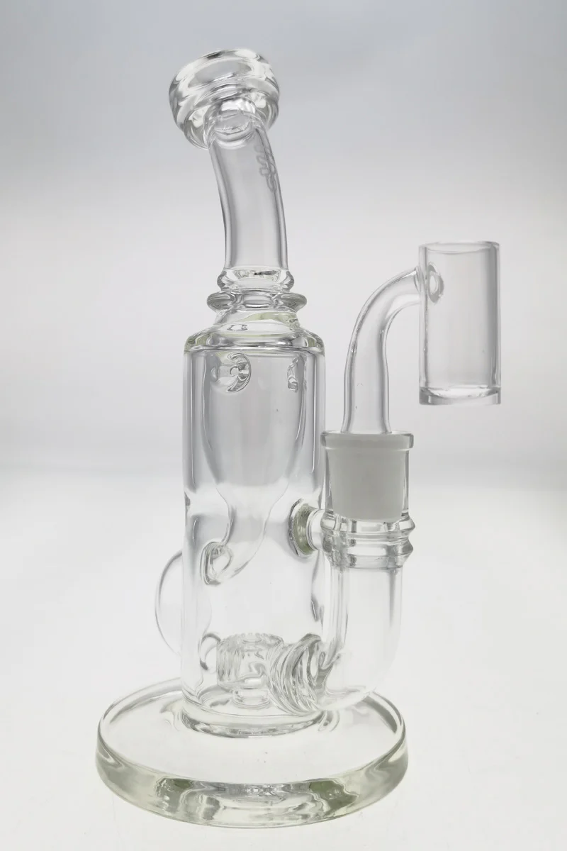 TAG - 8" Super Slit Puck Klein Incycler (Recycler) Dab Rig 44x4MM (14MM Female) - Image 51