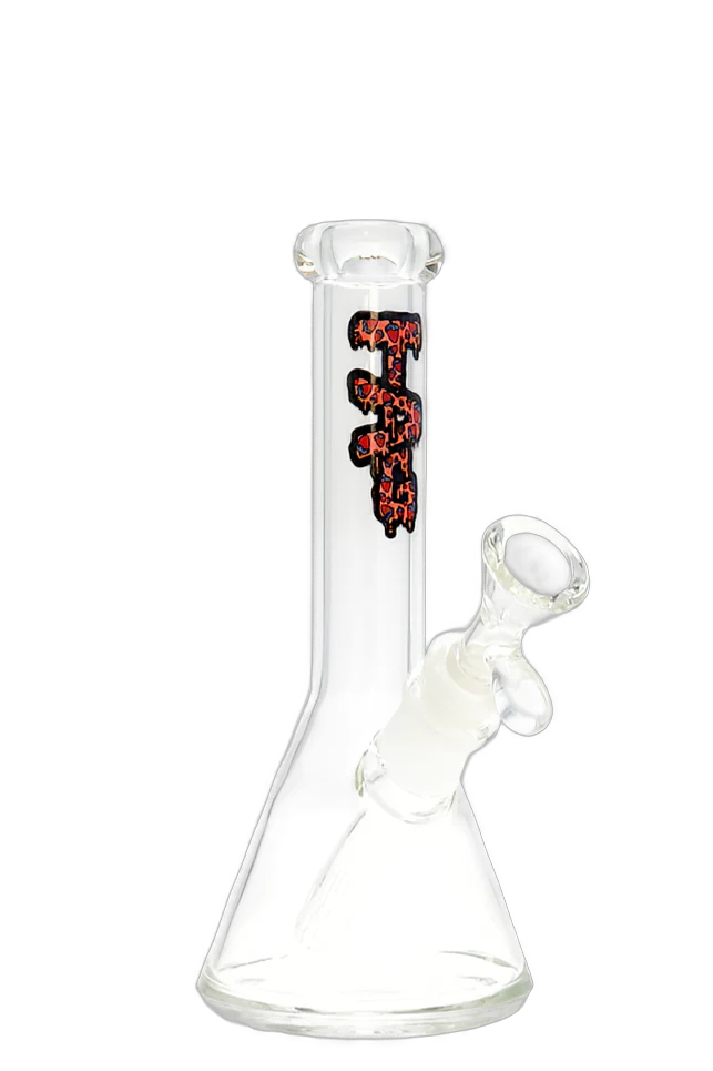TAG - 8" Beaker Bong 32x4MM - 18/14MM Downstem (3.25") - Image 2
