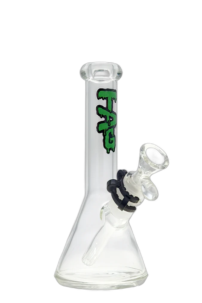 TAG - 8" Beaker Bong 32x4MM - 18/14MM Downstem (3.25") - Image 7
