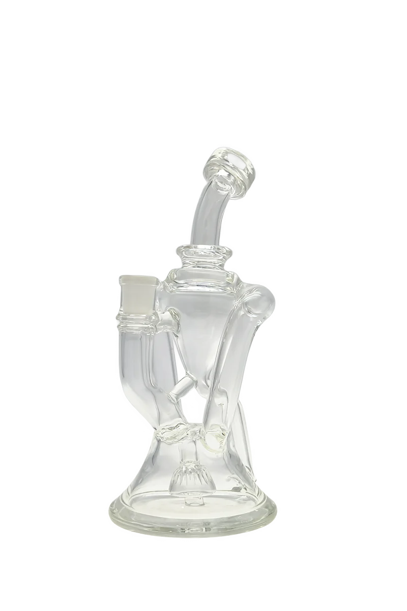 TAG - 9" Super Slit Donut Dual Arm Recycler Dab Rig (14MM Female)