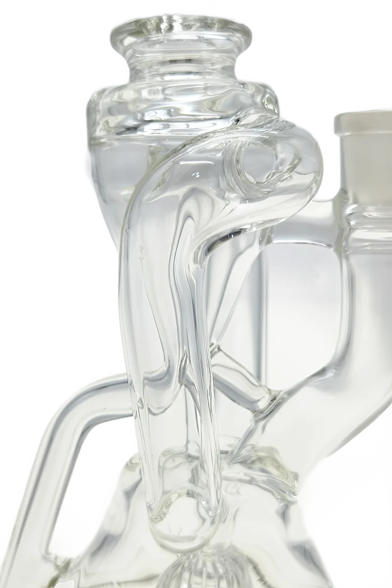 TAG - 9" Super Slit Donut Dual Arm Recycler Dab Rig (14MM Female) - Image 17