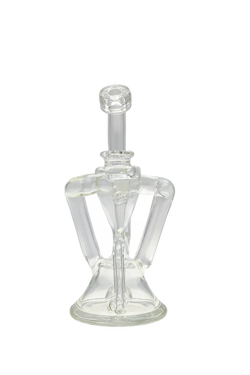 TAG - 9" Super Slit Donut Dual Arm Recycler Dab Rig (14MM Female) - Image 2