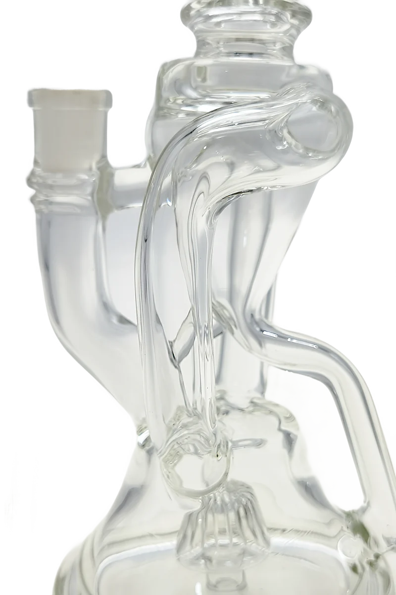 TAG - 9" Super Slit Donut Dual Arm Recycler Dab Rig (14MM Female) - Image 4