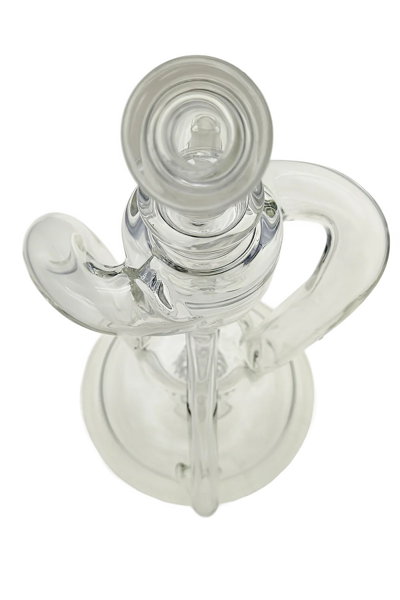 TAG - 9" Super Slit Donut Dual Arm Recycler Dab Rig (14MM Female) - Image 5