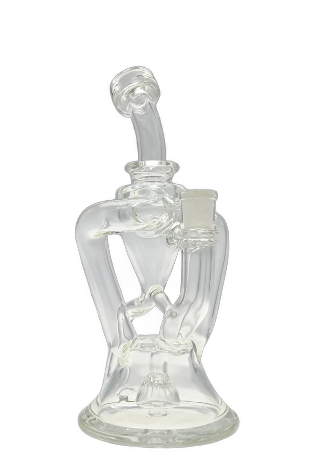 TAG - 9" Super Slit Donut Dual Arm Recycler Dab Rig (14MM Female) - Image 9