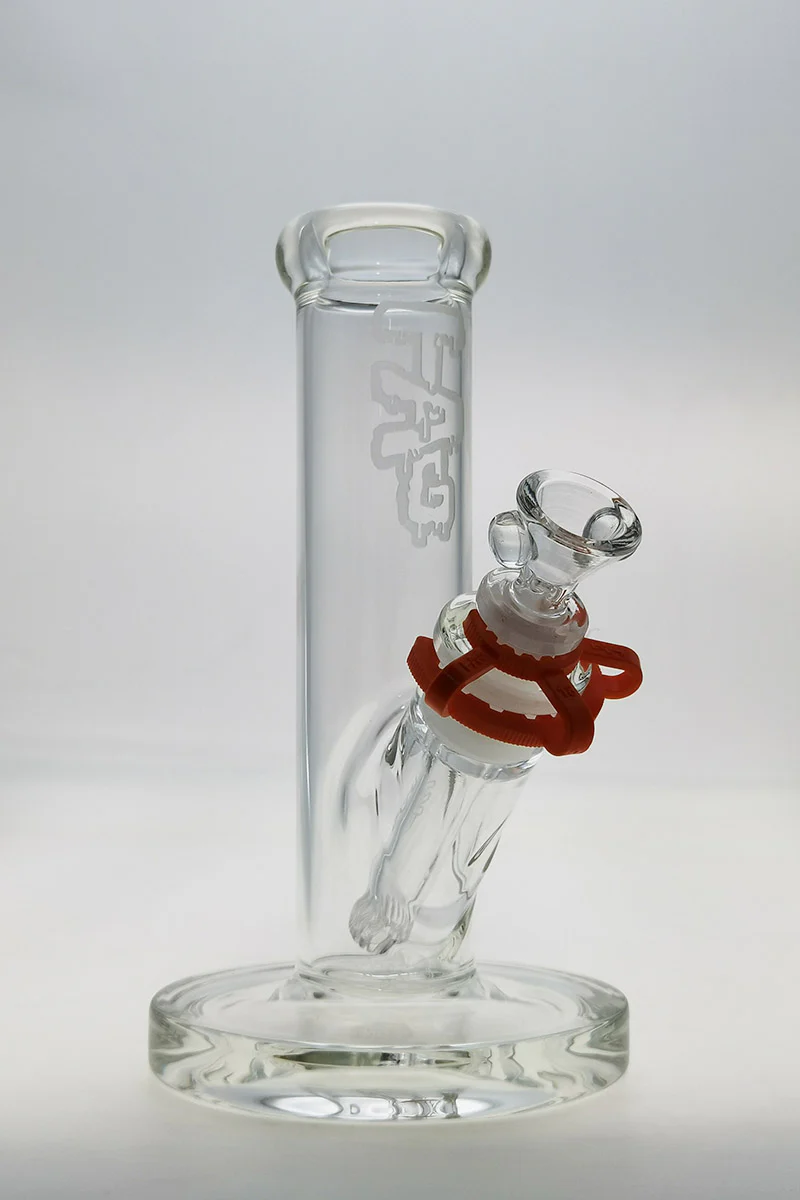 TAG - 8" Straight Tube Bong 44x4MM - 18/14MM Downstem (2.75") - Image 19