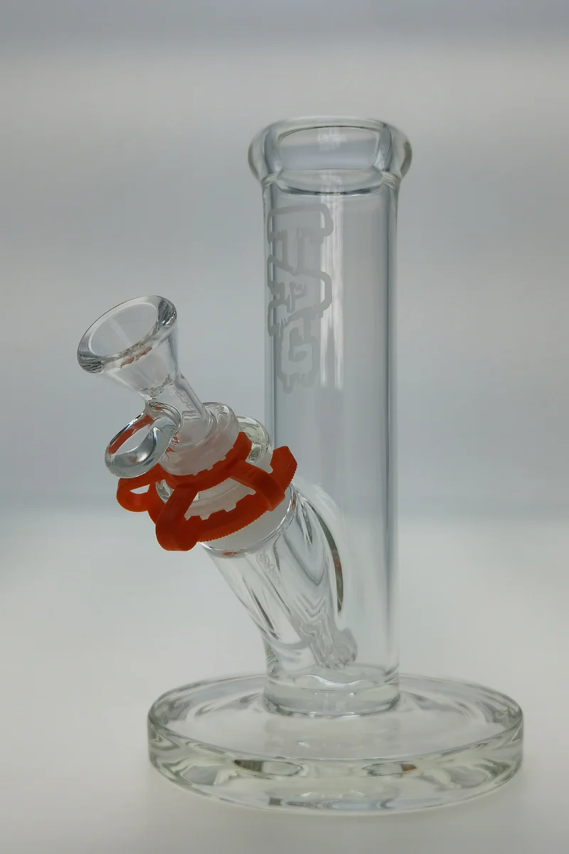 TAG - 8" Straight Tube Bong 44x4MM - 18/14MM Downstem (2.75") - Image 22