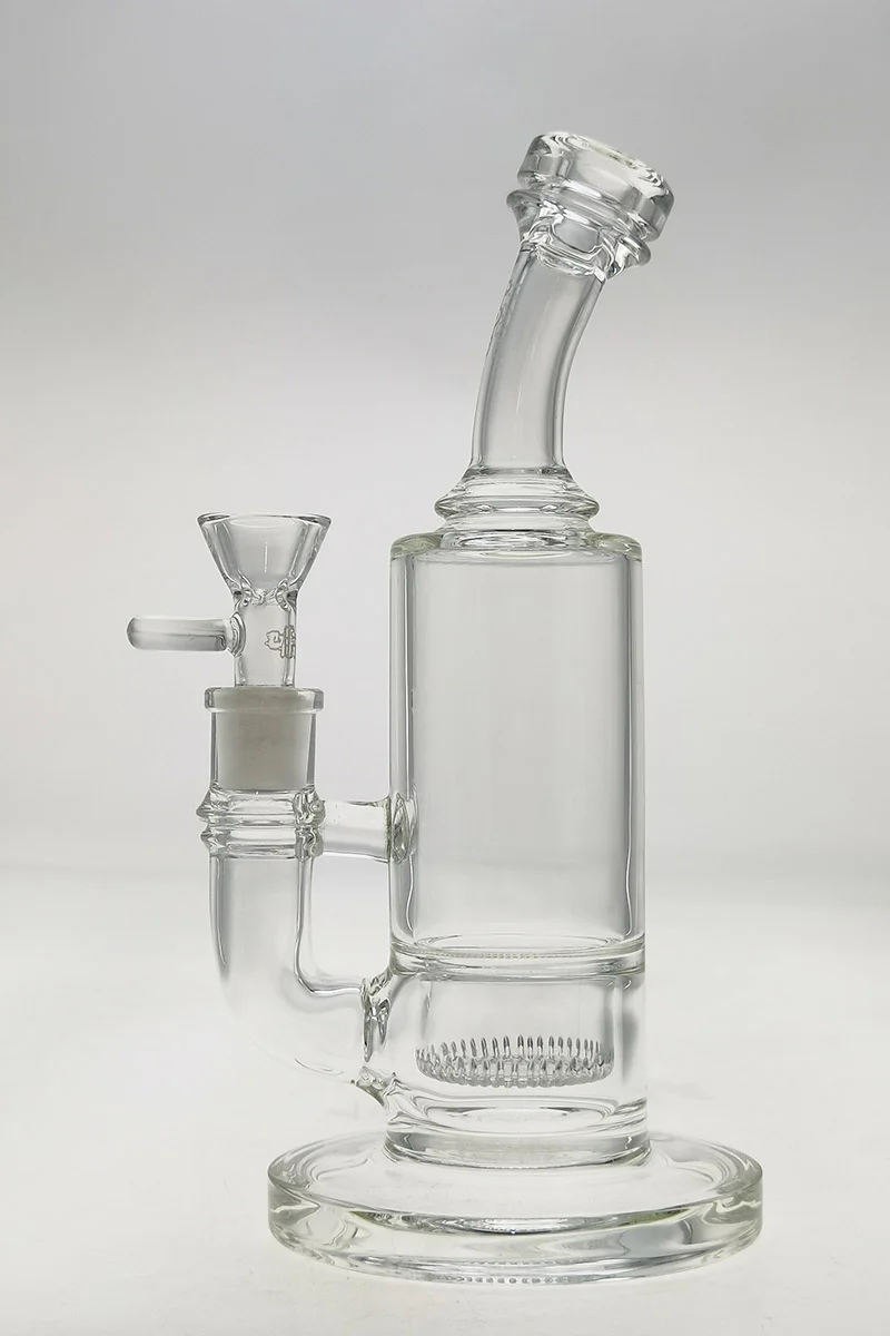 TAG - 9" Bent Neck Interior Showerhead Dab Rig Bong 55x5MM (14MM Female) - Image 16