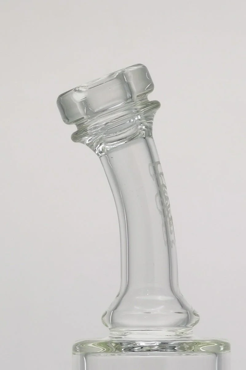 TAG - 9" Bent Neck Interior Showerhead Dab Rig Bong 55x5MM (14MM Female) - Image 5