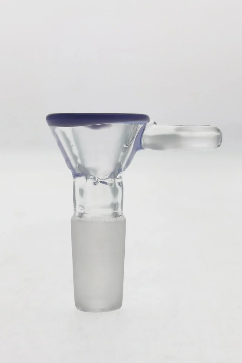TAG - Pinched Screen Bong Slide Bowl Piece with Raised Handle - Image 12