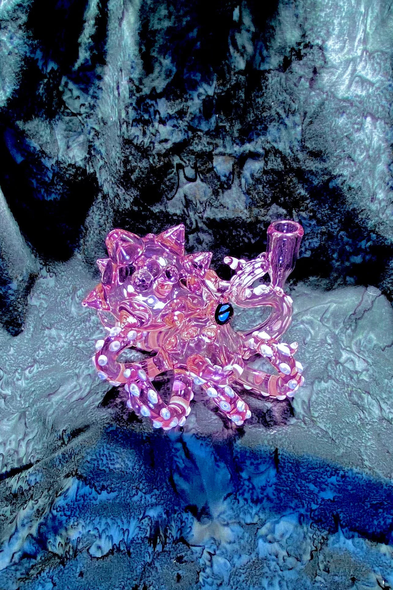 The Glass Cure - 4.25" Octopus Bubbler (400g) - Image 5